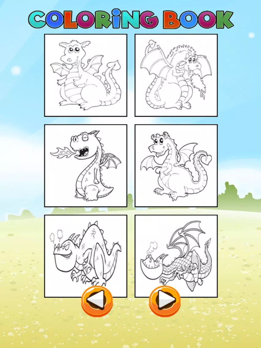 Dinosaurs Coloring Book - Dino Drawing Pages and Painting Educational Learning skill Games For Kid & Toddler iPad  স্ক্রিনশট