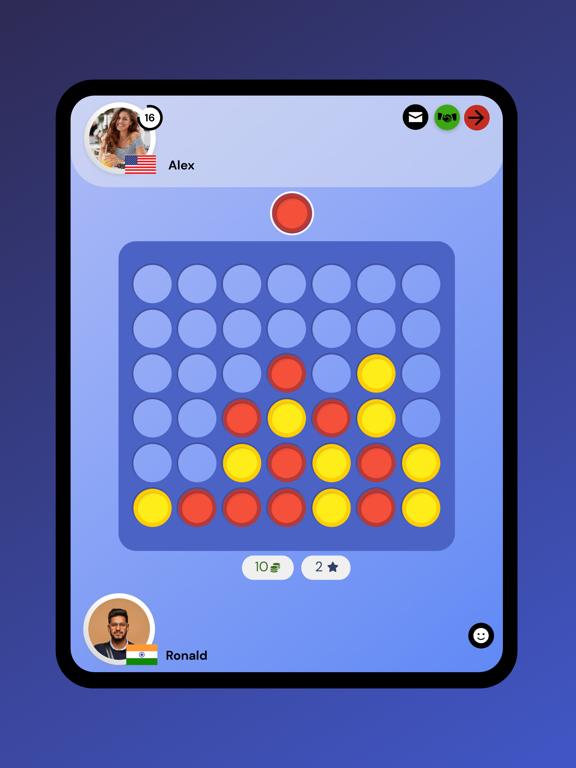 Four in a Row - Connect Lines iPad Screenshots