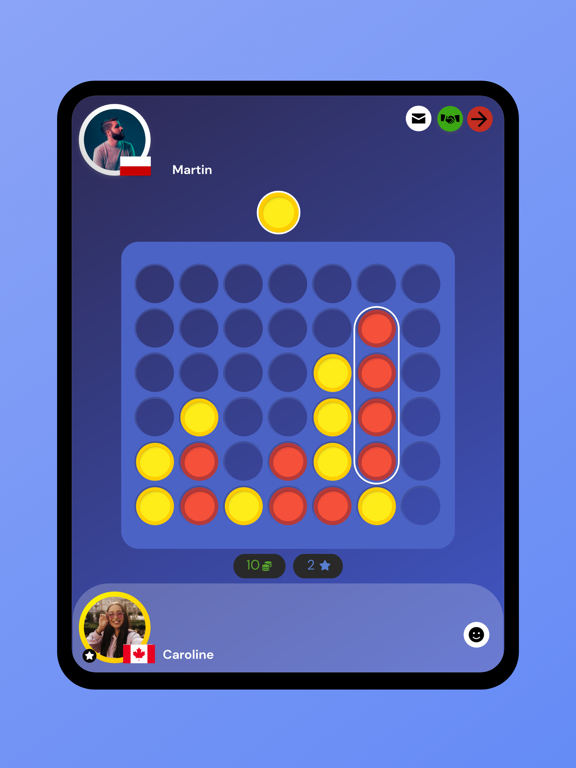 Four in a Row - Connect Lines iPad Screenshots