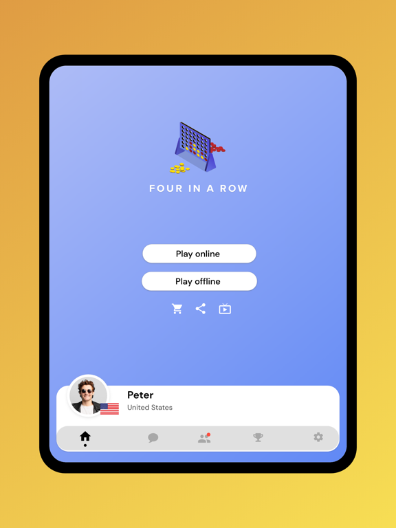Four in a Row - Connect Lines iPad Screenshots