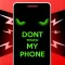 Don't touch my phone wallpaper