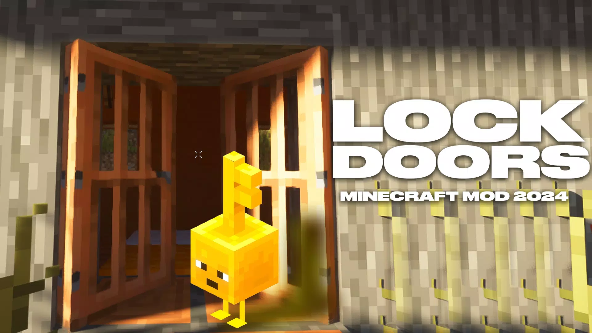 Lock Doors Minecraft Mod 2024 Screenshots