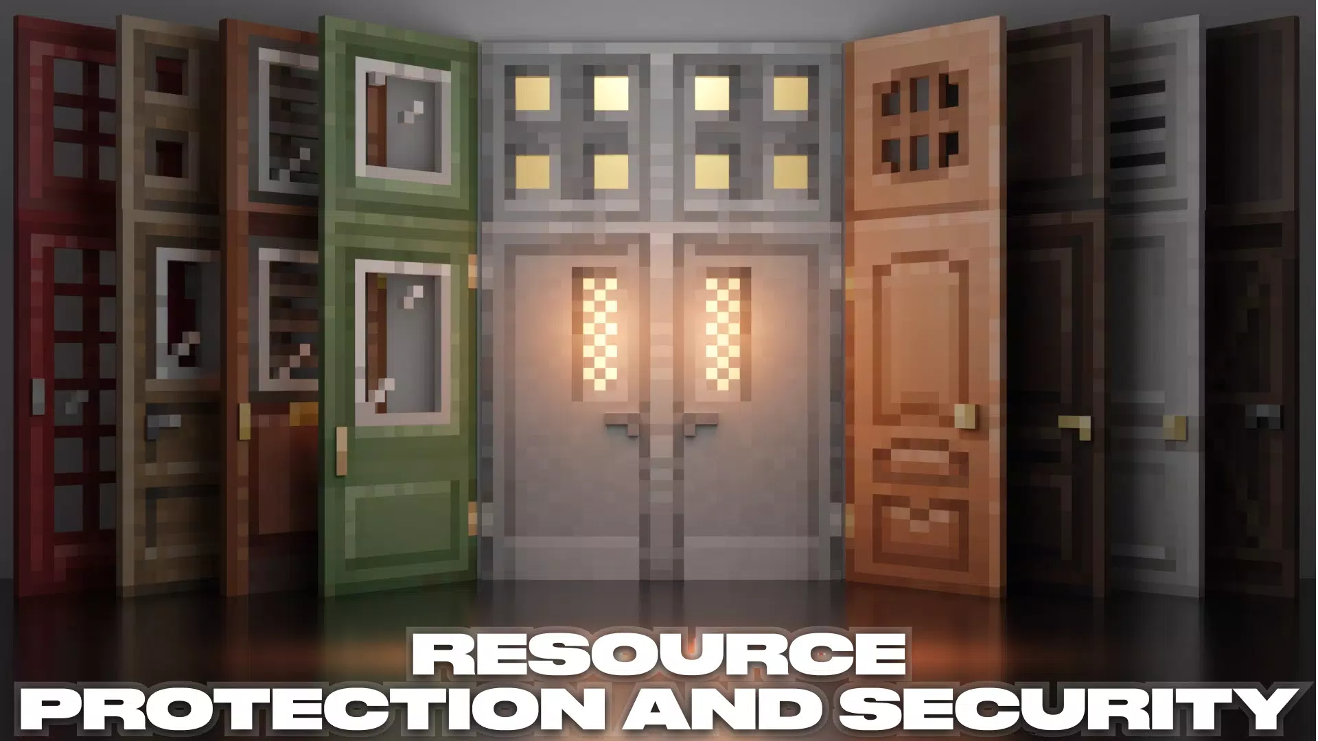 Lock Doors Minecraft Mod 2024 Screenshots
