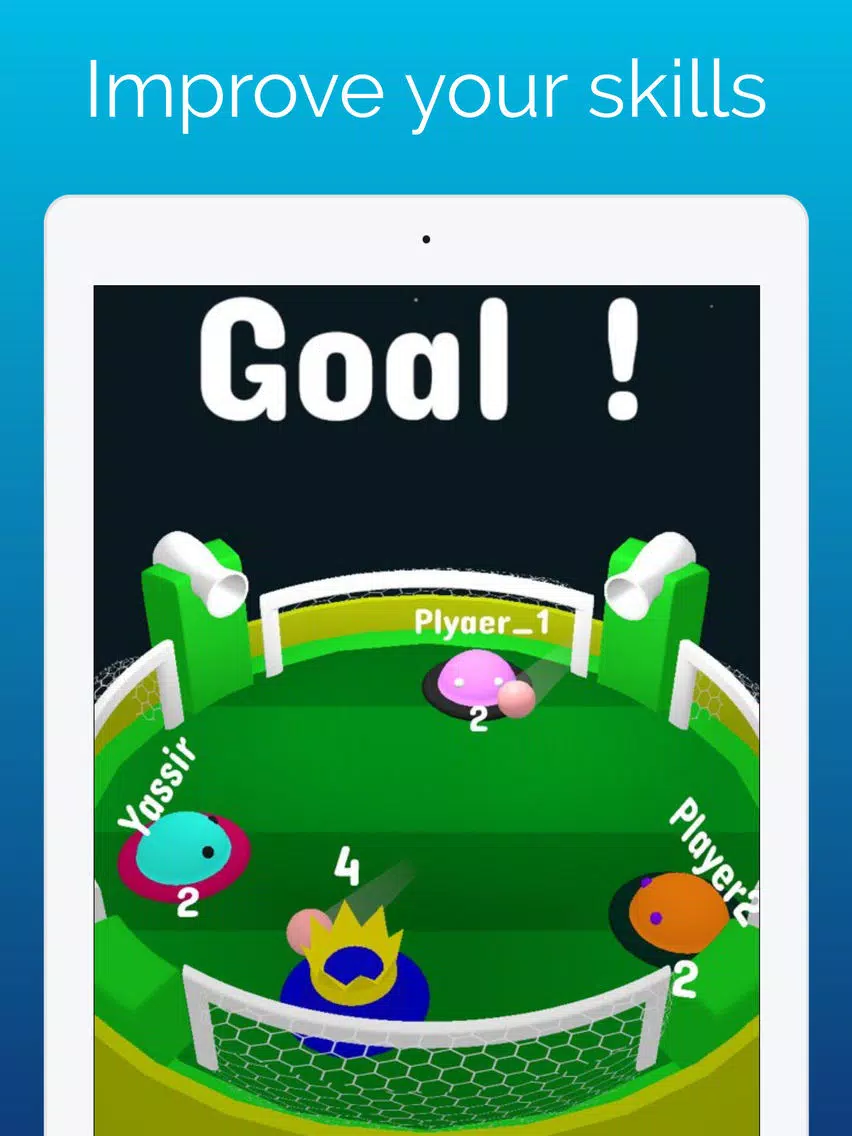 Soccer.io - table ping pong iPad Screenshots