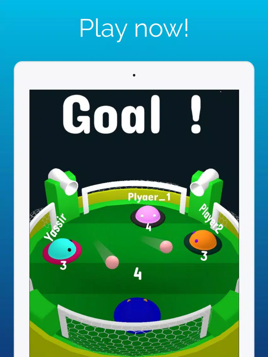 Soccer.io - table ping pong iPad Screenshots