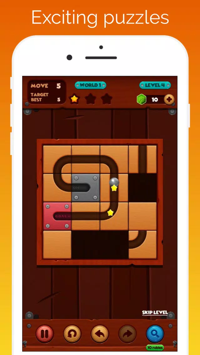 Unblock The Ball-slide puzzle. Screenshots