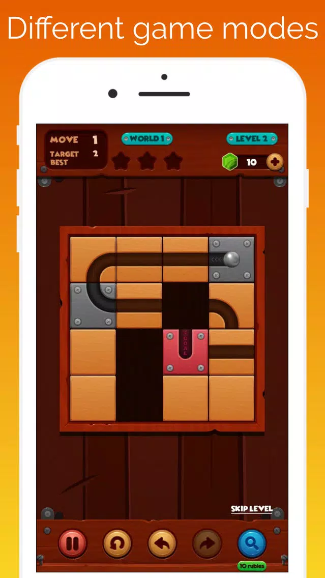 Unblock The Ball-slide puzzle. Screenshots