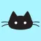 Black Kitty Cat Stickers