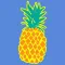 Pineapple Face Emoji Stickers