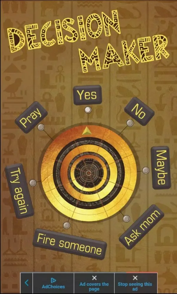 Decision Maker Screenshots