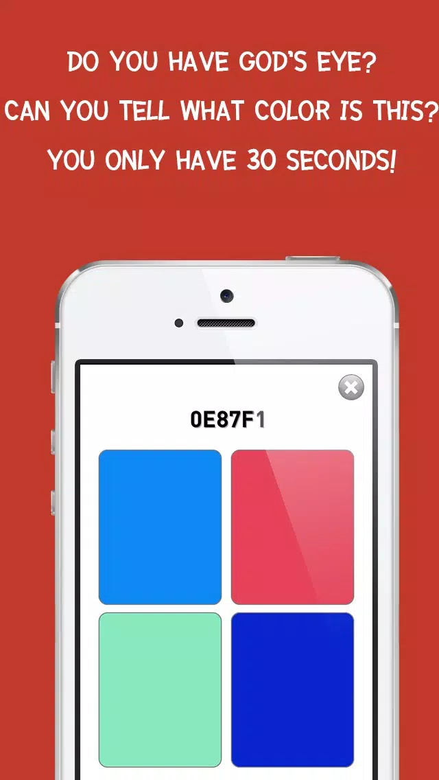 30s Guess Color : Free Quiz Fun Game For Hex Color Code Screenshots
