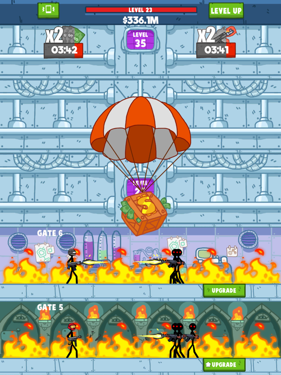 ภาพหน้าจอของ Idle Stickman iPad 