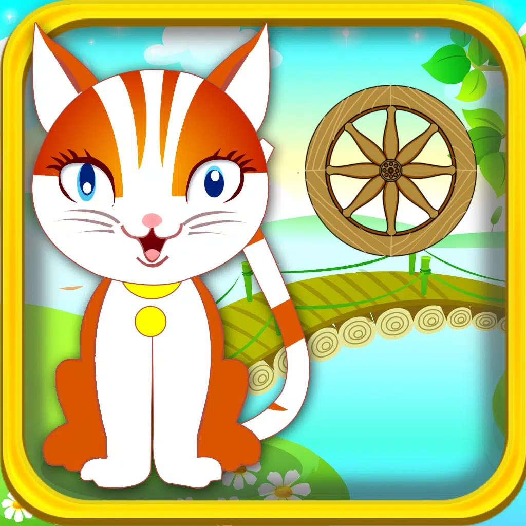 A Cute Kitten Jump Adventure Game: Blast Kitty from Cannon to Spinning Wheels A Cute Kitten Jump Adventure Game: Blast Kitty from Cannon to Spinning Wheels