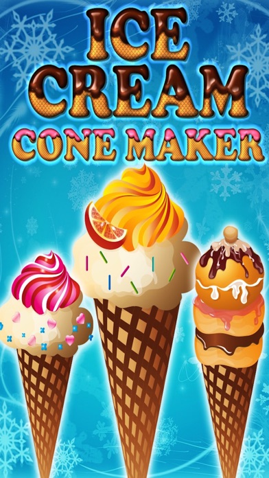 Frozen Goodies Fun Ice Cream Cone and Smoothie Maker Games for Kids Screenshots