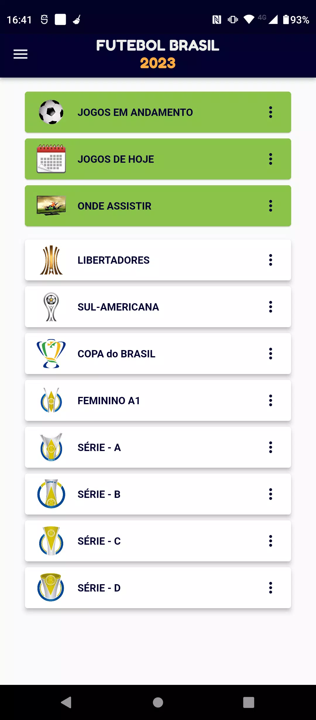 Brasileirão Série D PRO Info7 Screenshots