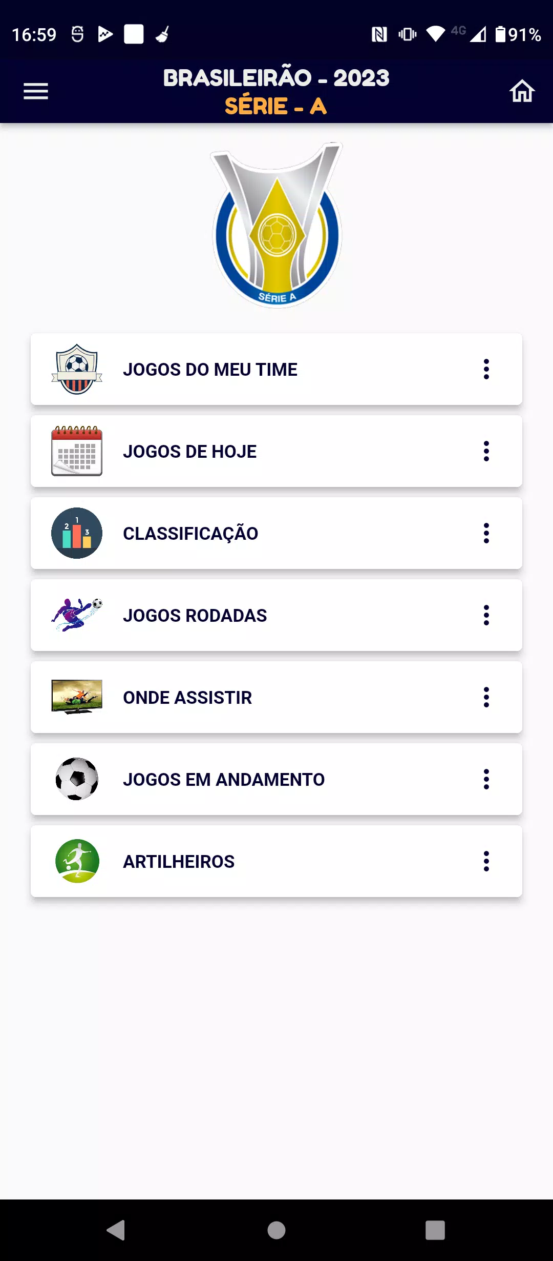 Brasileirão Série D PRO Info7 Screenshots