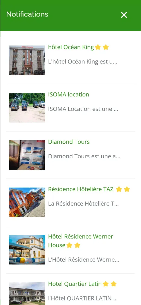 Camhebergement Screenshots