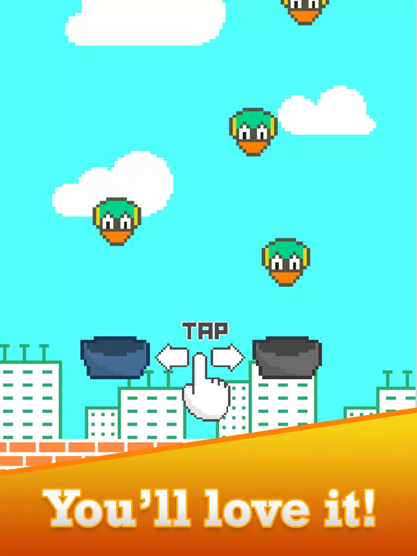 Tiny Fall-Out Bird Smash-y - Catch The End Of A Flappy Falling Squishy Chick iPad Screenshots