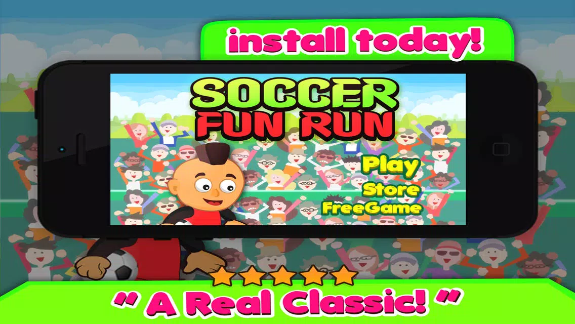 Soccer Fun Run - The World Fantasy Football Players From The Ultimate Cup Screenshots
