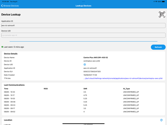 Device Management App iPad Screenshots