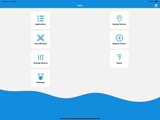Device Management App iPad Screenshots