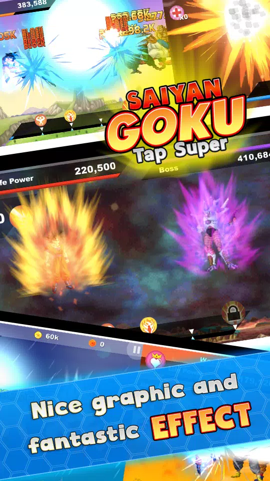 Saiyan Goku Tap Super Z Screenshots