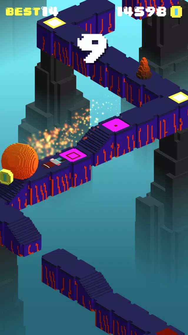Capturas de tela do Flippy Run: Epic Fun Ball Race