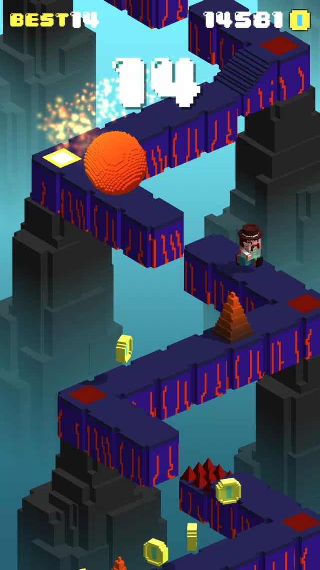 Capturas de tela do Flippy Run: Epic Fun Ball Race