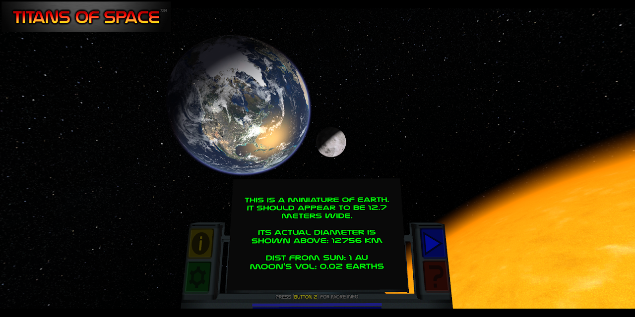 Zrzuty ekranu Titans of Space Cardboard VR