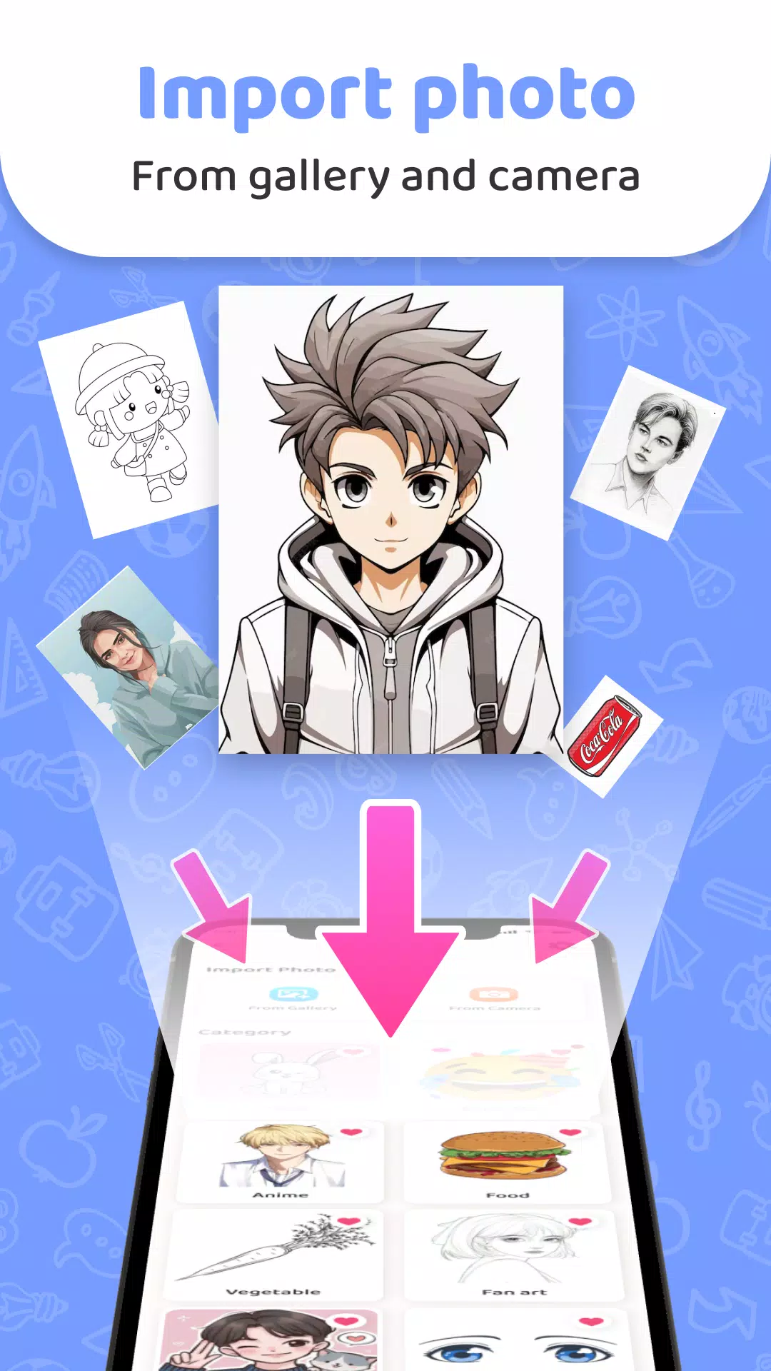 AR Drawing Screenshots