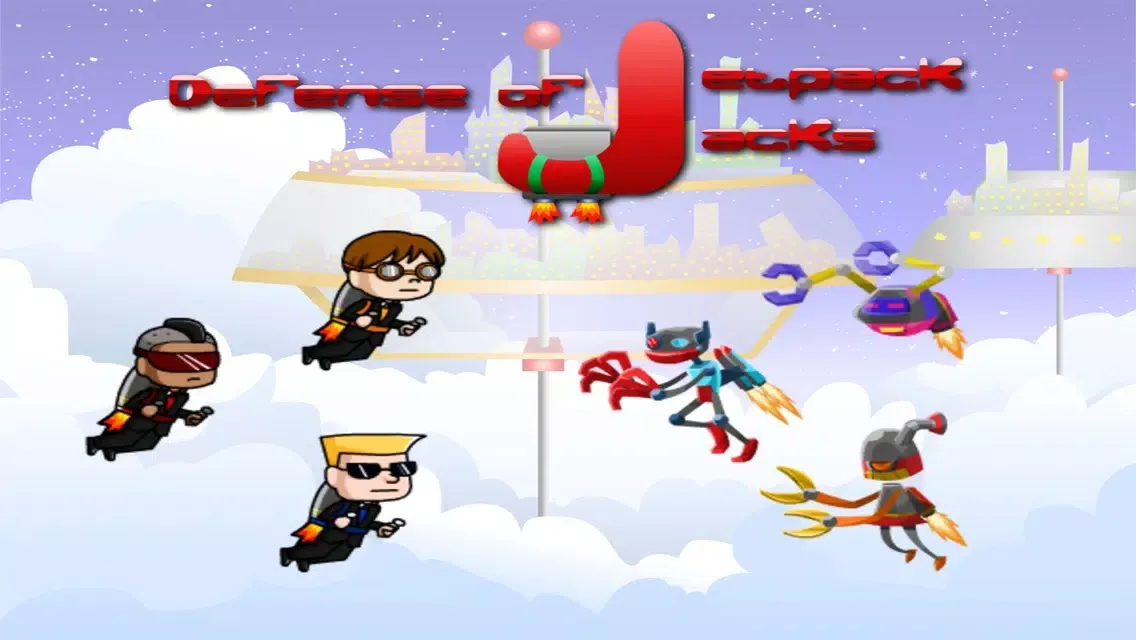 Скриншоты Defense of Jetpack Jacks: Free Kids Game