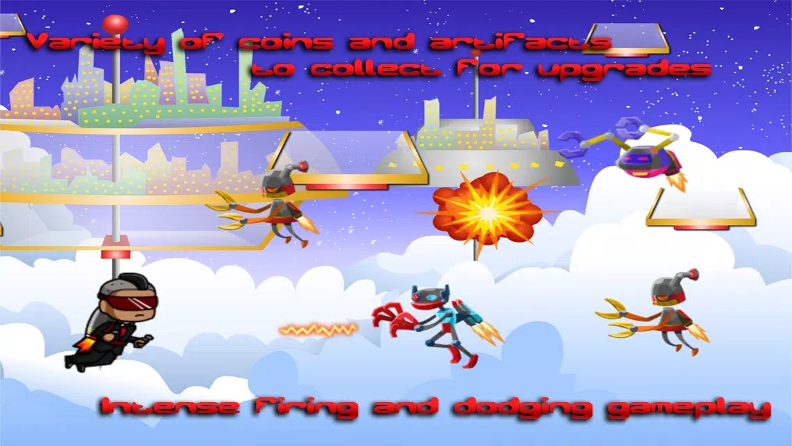 Скриншоты Defense of Jetpack Jacks: Free Kids Game