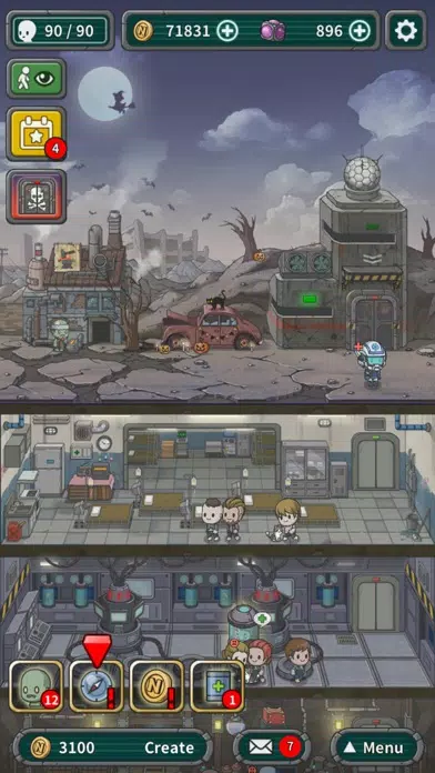 Capturas de tela do Underworld : The Shelter