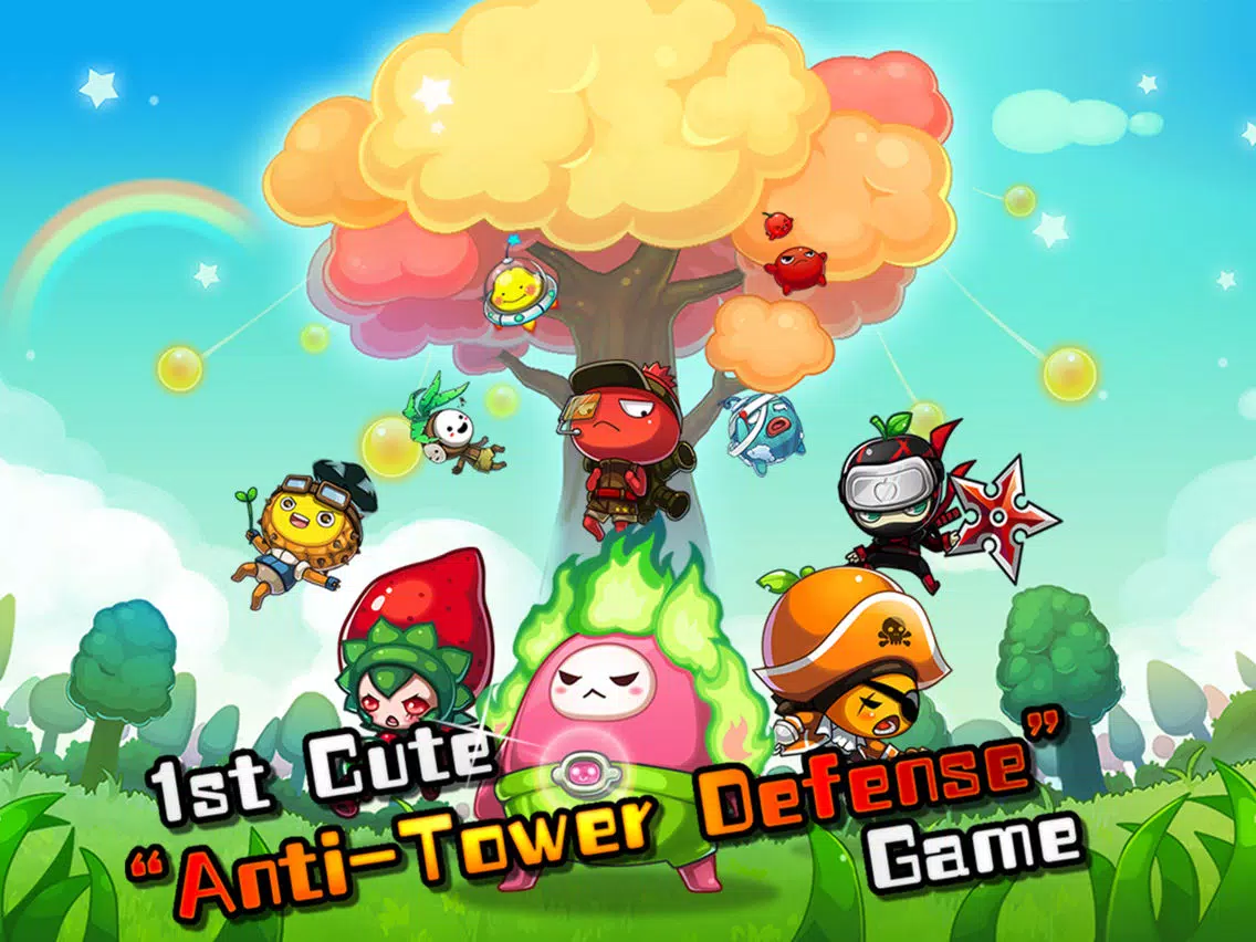 ภาพหน้าจอของ Fruit Squad - The Cutest Tower Defense Game iPad 