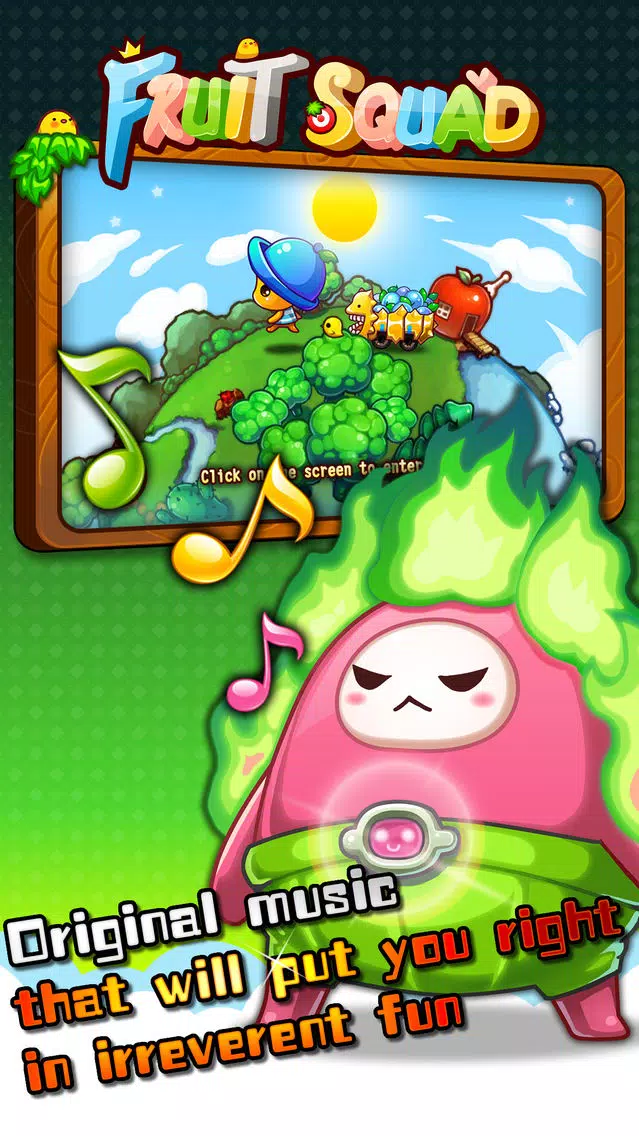 ภาพหน้าจอของ Fruit Squad - The Cutest Tower Defense Game