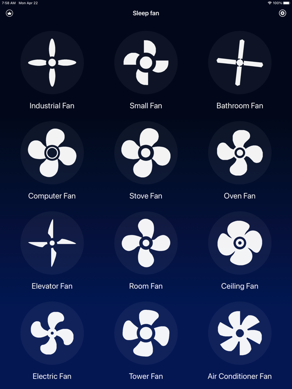Sleep Fan: Box Fan Noise iPad Screenshots