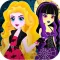 " Descendants of Monster Girl " Dress-up - Ever after Halloween hight party salon game