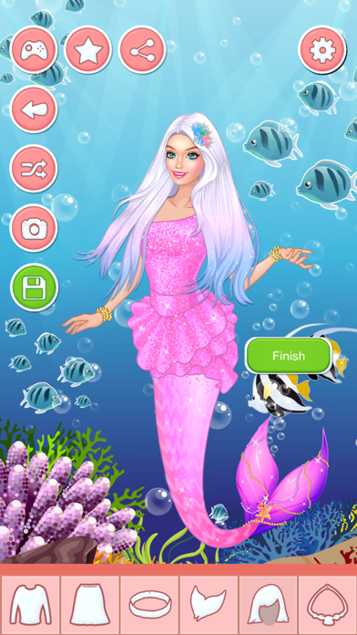 Mermaid Beauty Dress-Up Games Screenshots