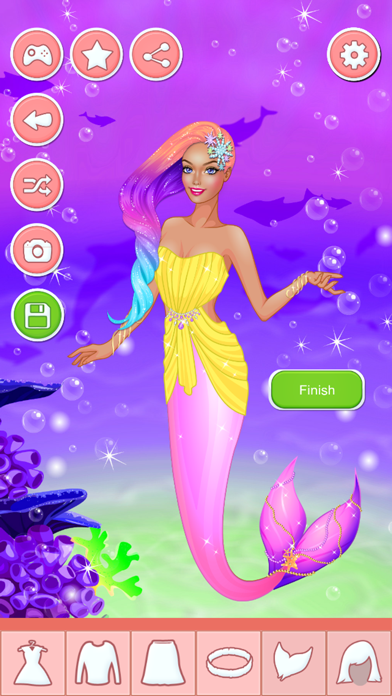 Mermaid Beauty Dress-Up Games Screenshots