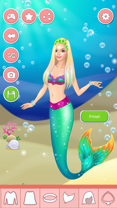 Mermaid Beauty Dress-Up Games Screenshots