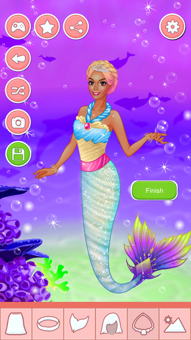 Mermaid Beauty Dress-Up Games Screenshots