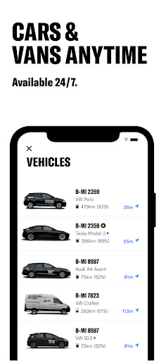 MILES Carsharing & Vans Screenshots