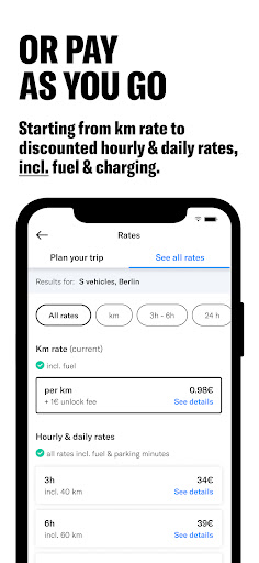 MILES Carsharing & Vans Screenshots