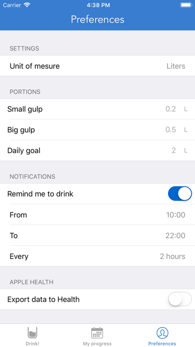 Screenshot di Water Tracker & Water Reminder