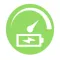 Battery charging speedometer