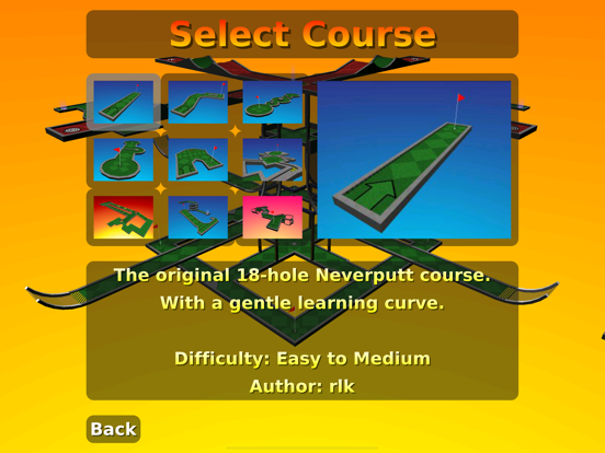 Neverputt iPad 應用截圖