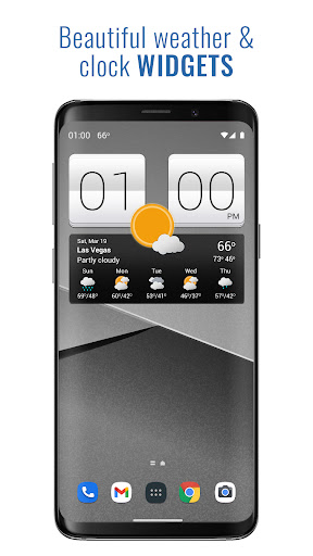 Sense V2 Flip Clock & Weather Screenshots
