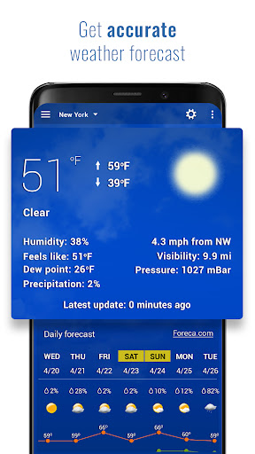 Sense V2 Flip Clock & Weather Screenshots