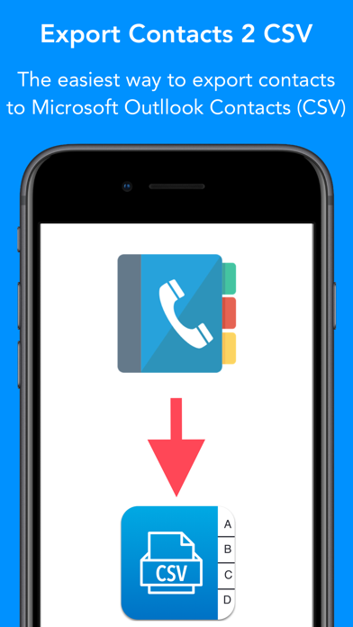 Contacts to Outlook CSV file Screenshots
