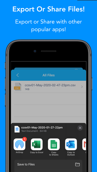 Contacts to Outlook CSV file Screenshots